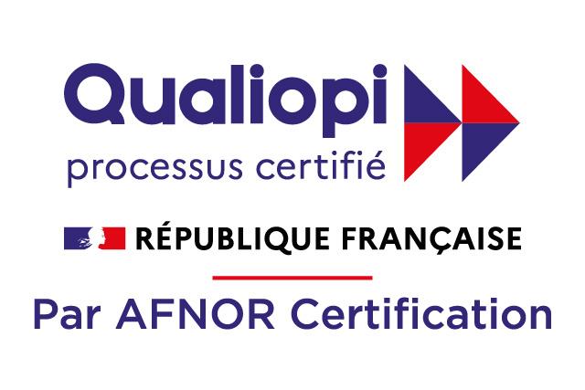 Logo Qualiopi certificateur de formation professionnelle 