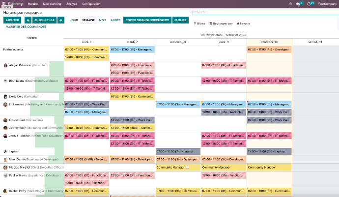 Planning Odoo