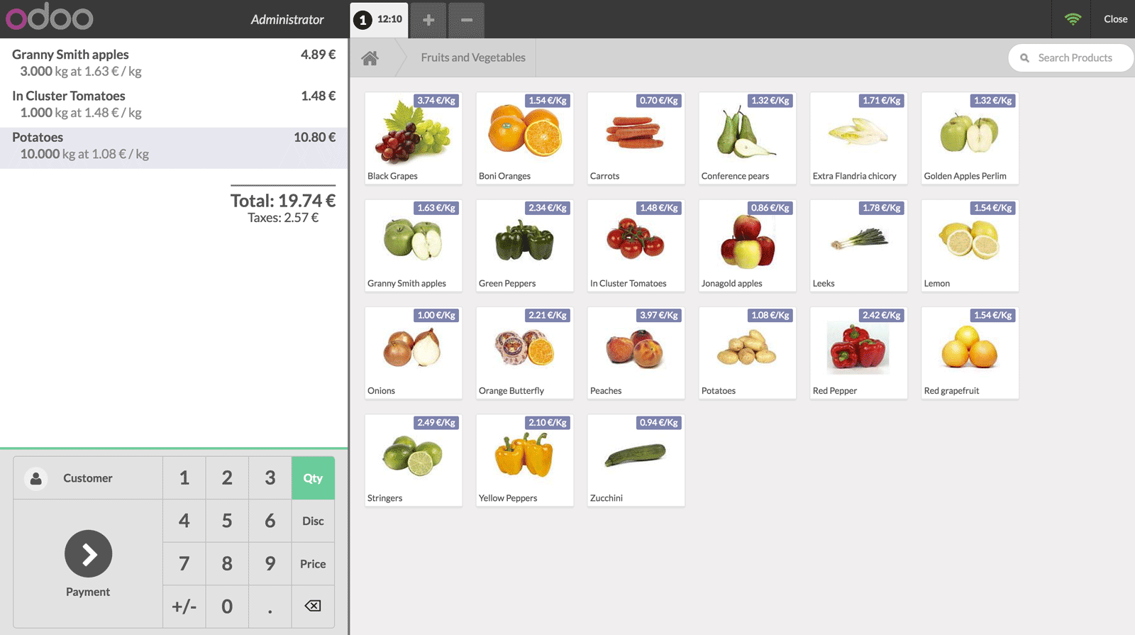 interface vente odoo interface vente odoo