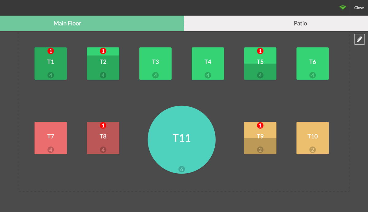 Plan de table Odoo